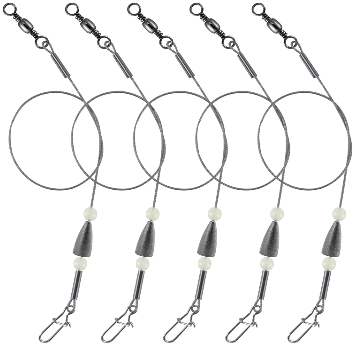 Dr.Fish 10" Carolina Ready Rigs - 15 Pack