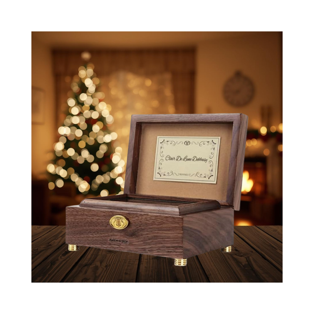 SOFTALK Wooden Music Box