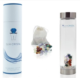 SLIM CRYSTAL crystal-infused water bottle for weight loss