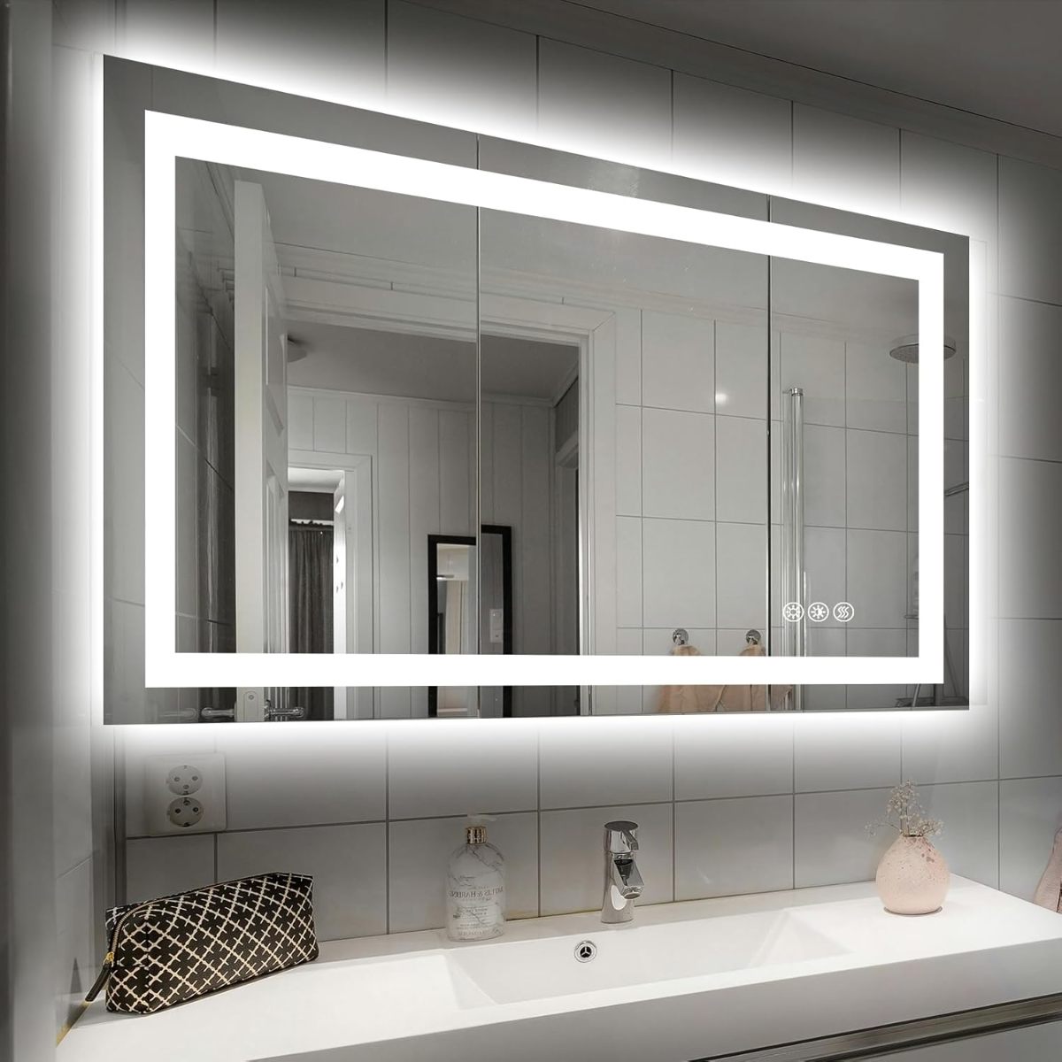 Hivone Smart Bathroom Vanity Mirror Review – Double LED Lighting with Anti-Fog Excellence