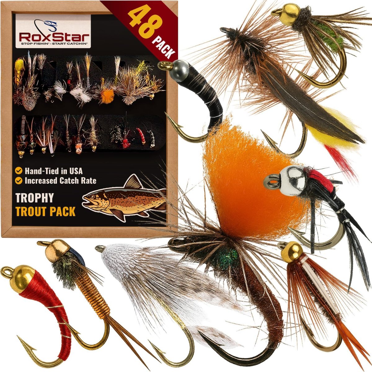 Roxstar Trophy Trout Fly Assortment