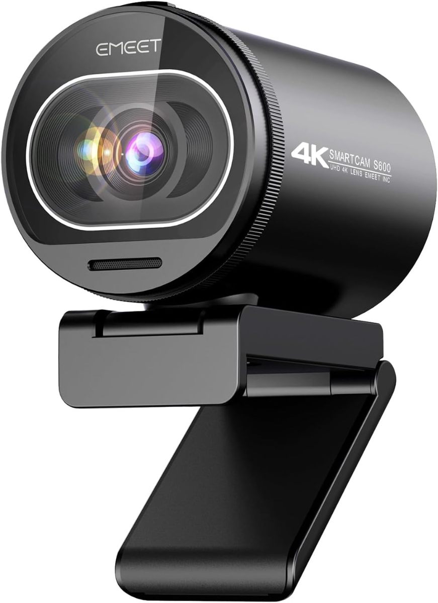 EMEET S600 4K Webcam for Streaming