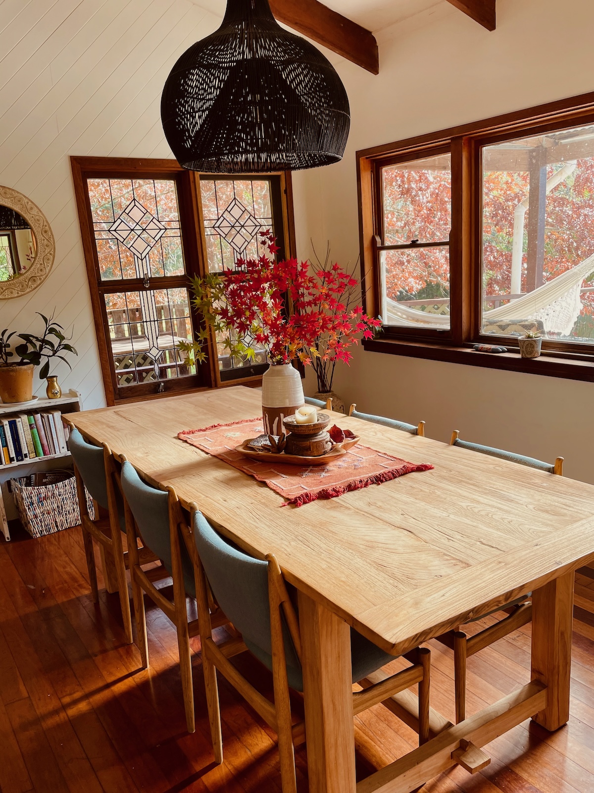 Interior warmth and light