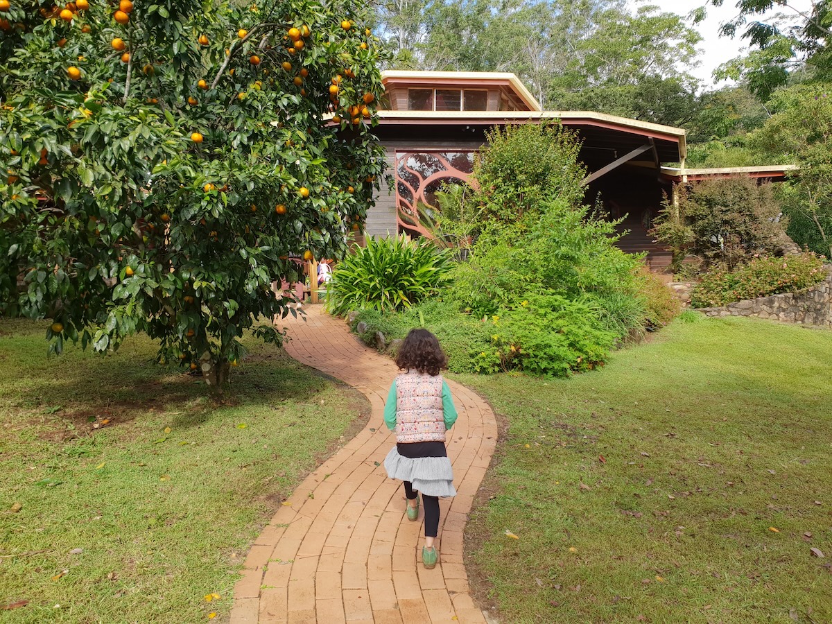 Orama Public School beside the Bellinger River, Thora