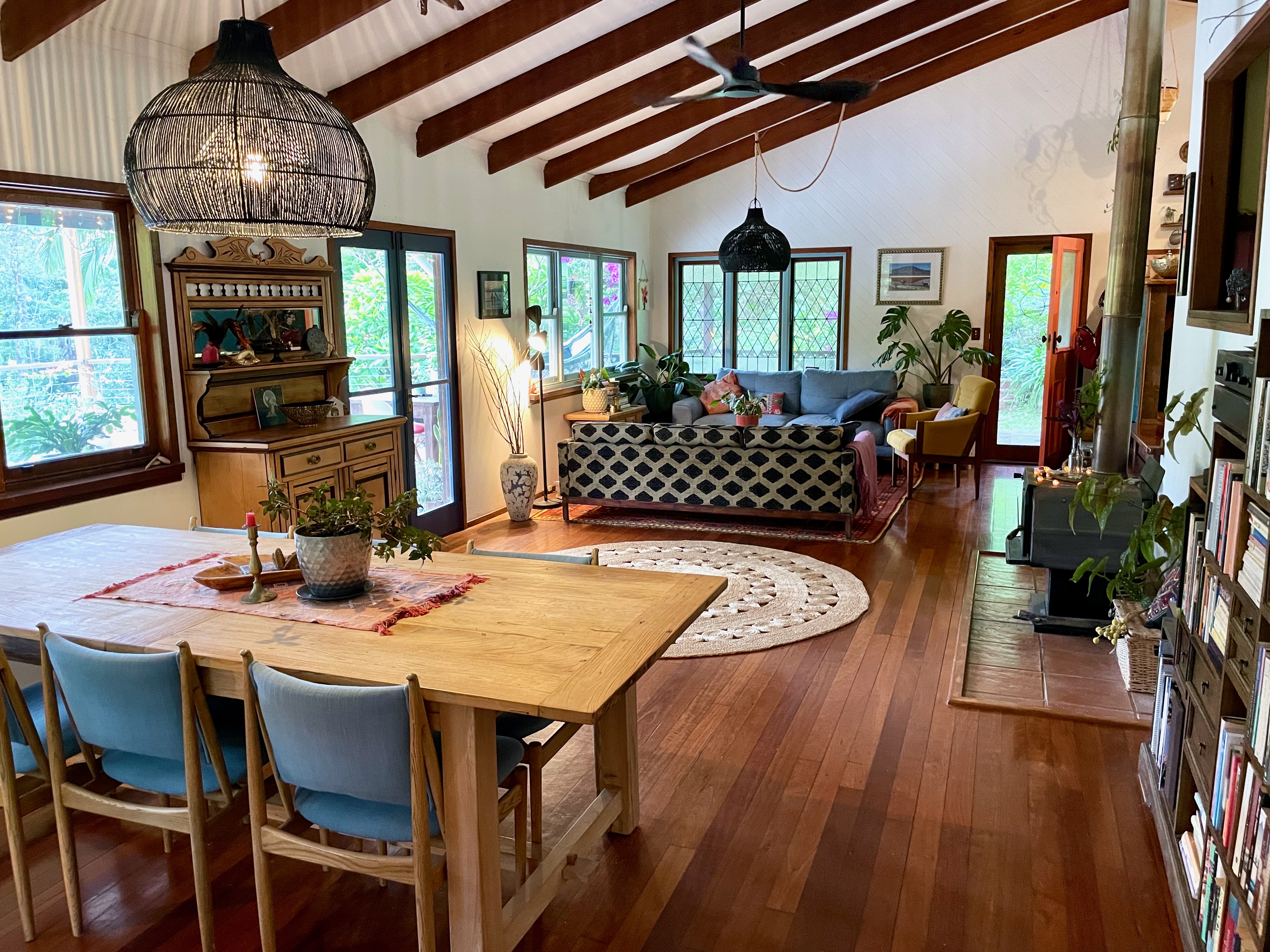 Handcrafted kitchen with zellige tiles