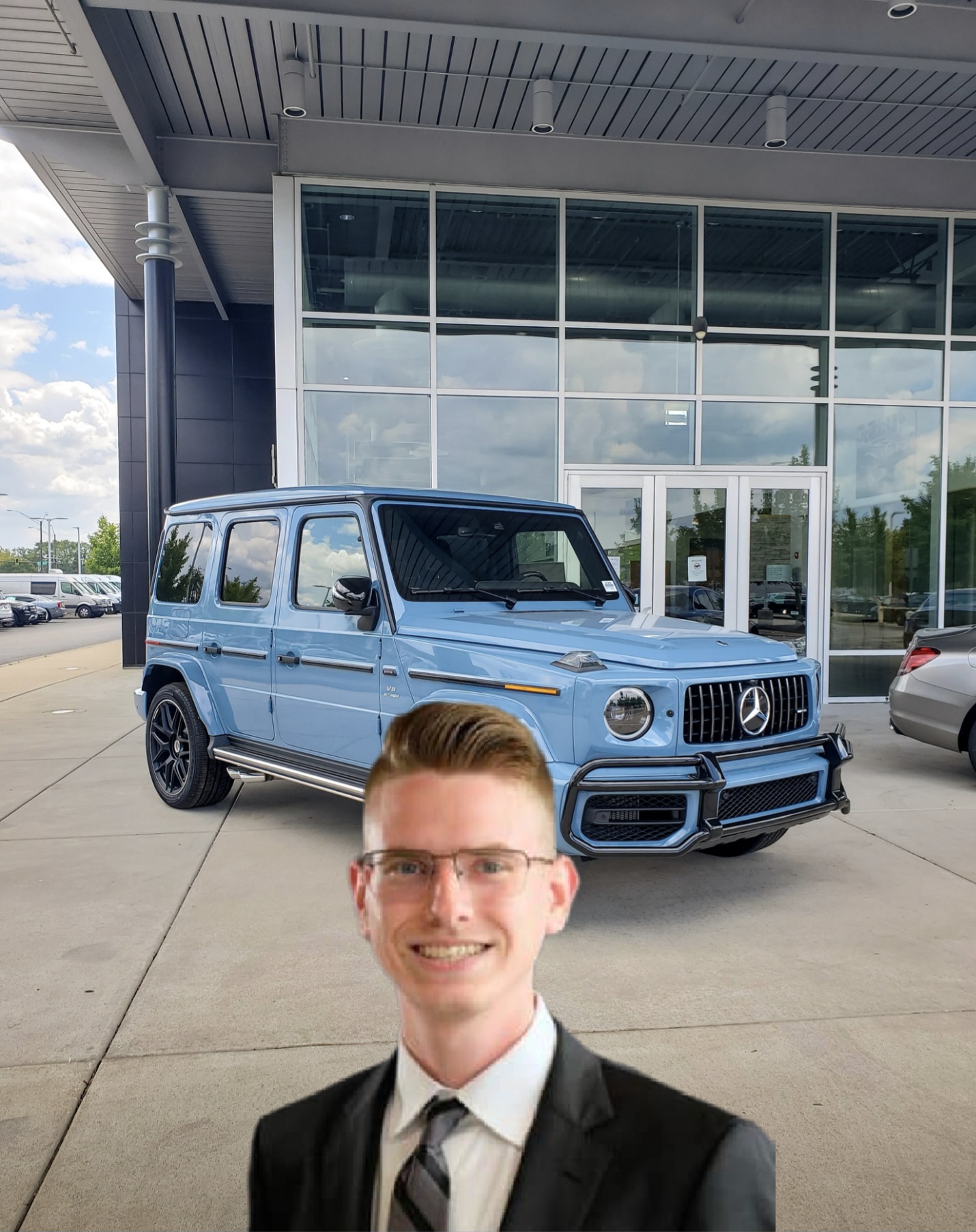 Mercedes with Jacob Logo