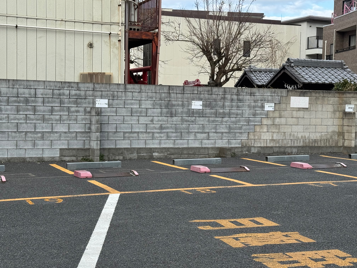 提携駐車場の様子