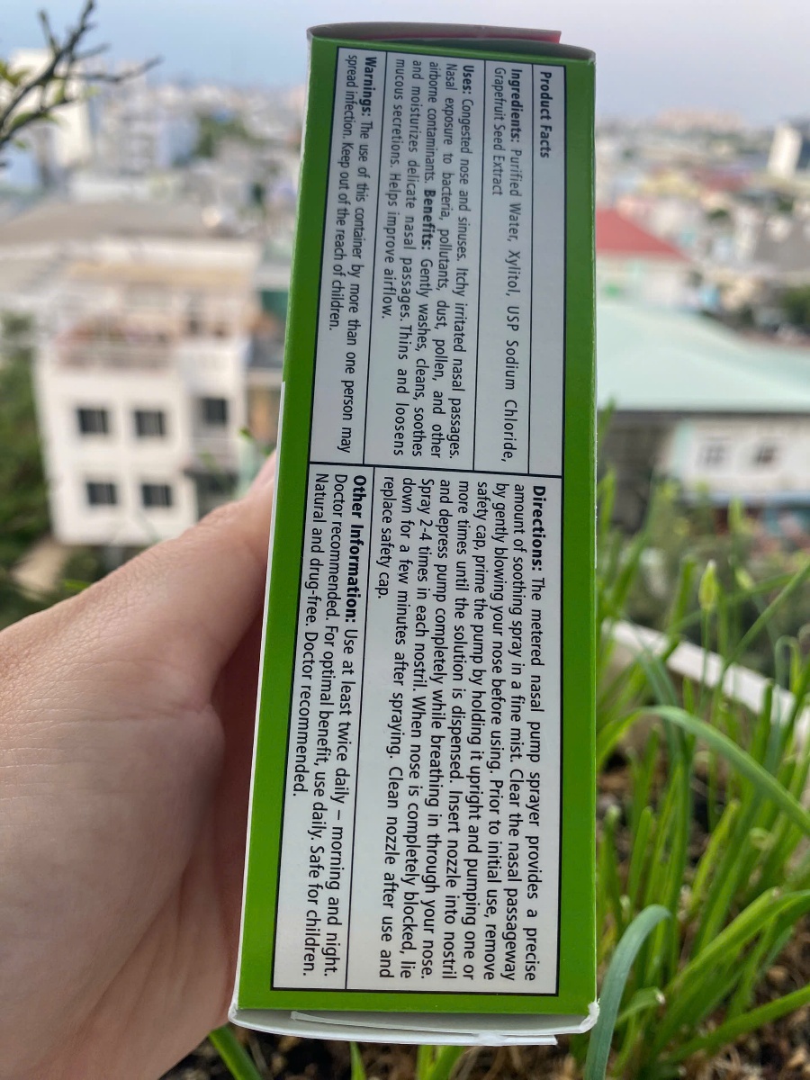 XLEAR NASAL SPRAY Usage Instructions