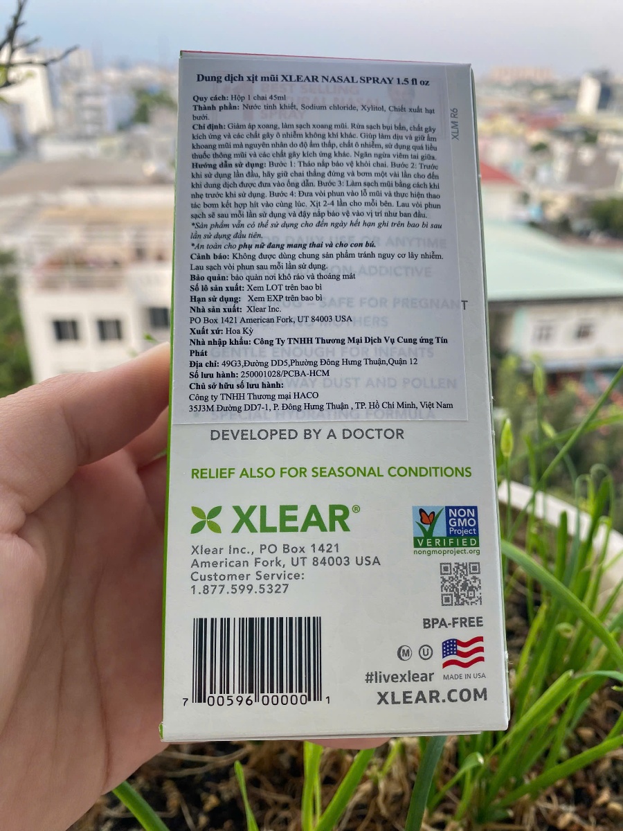 XLEAR NASAL SPRAY Product Details