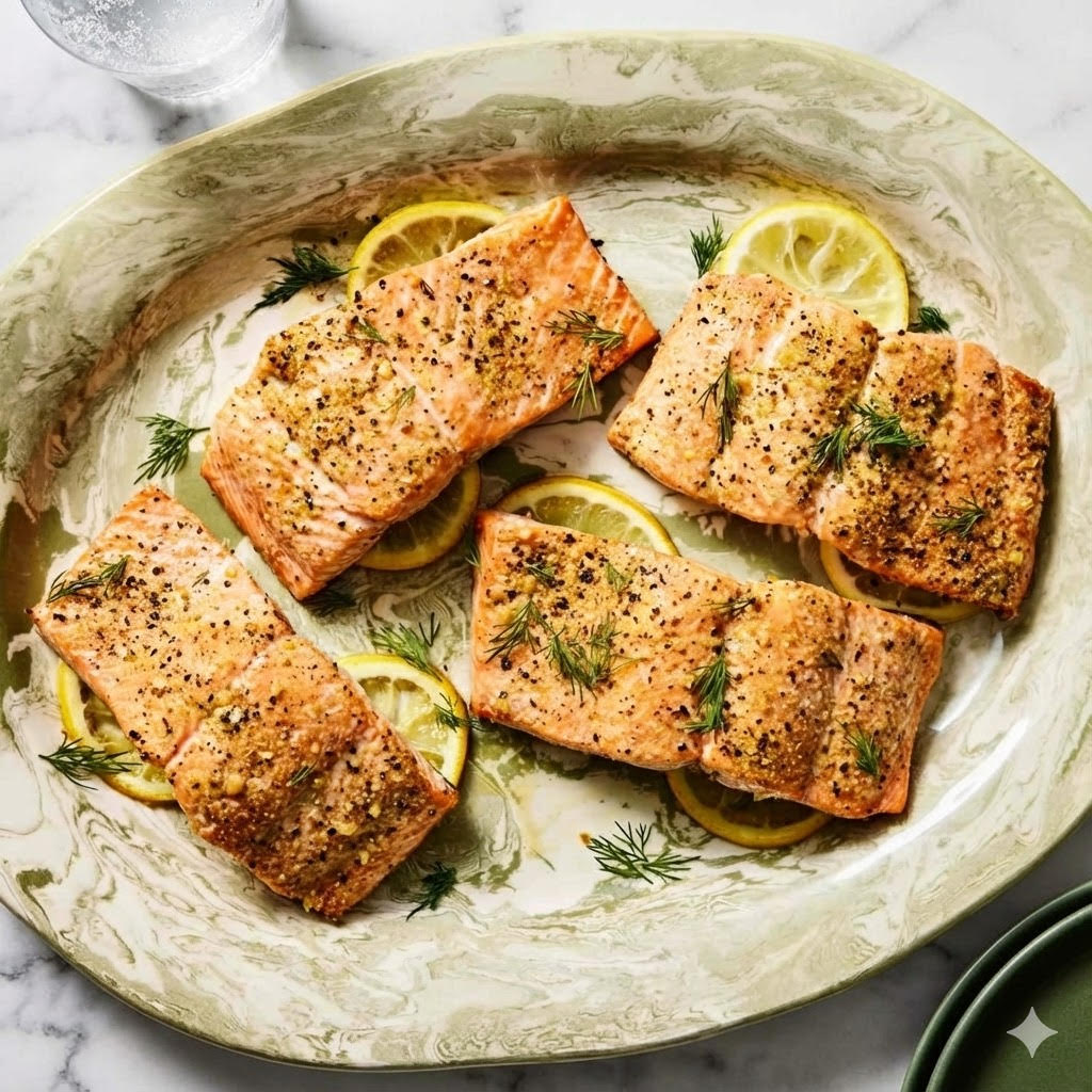 Smokey Spiced Baked Salmon