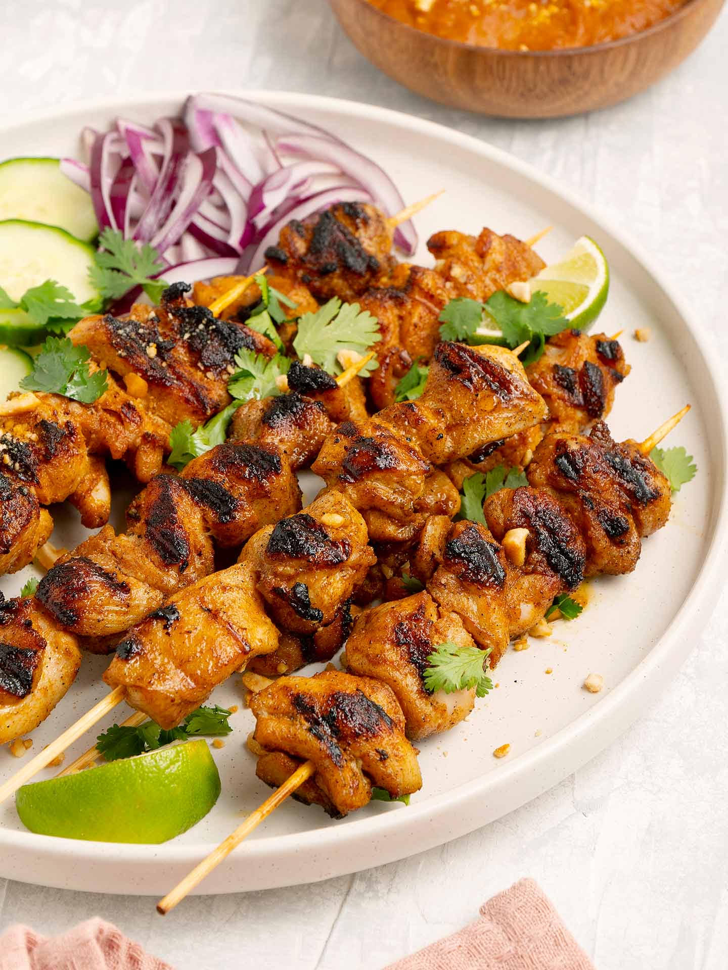 Satay Chicken Skewers