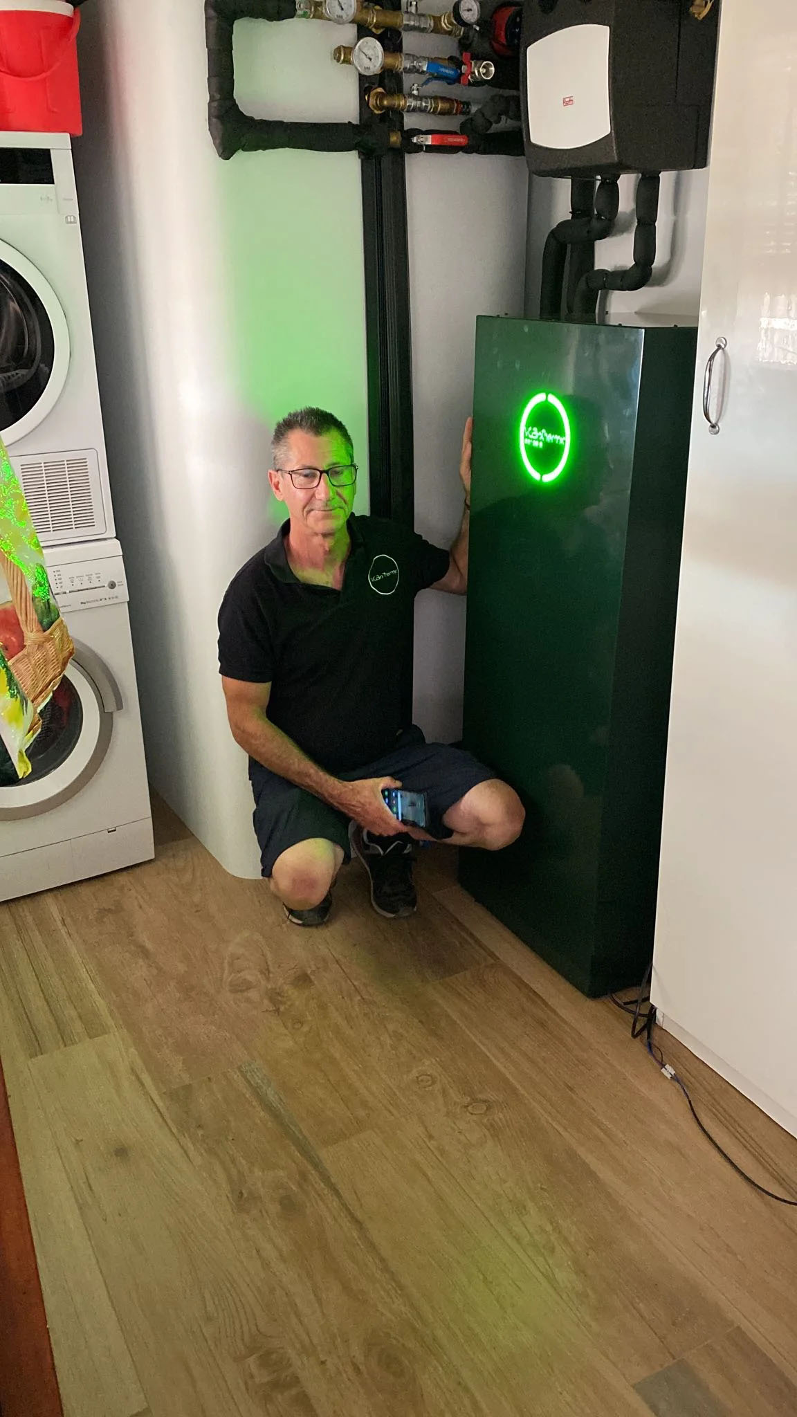 El creador de Génesis, Juan Carlos Villarta, en una de las instalaciones que la compañía ha ejecutado con éxito.