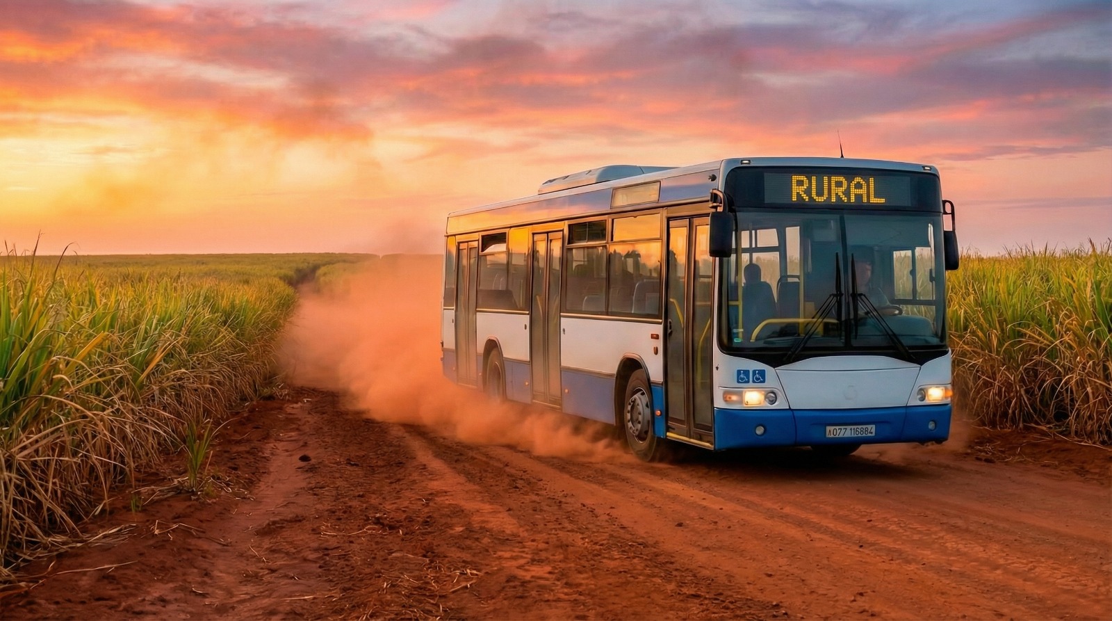 Equipe organizada no campo