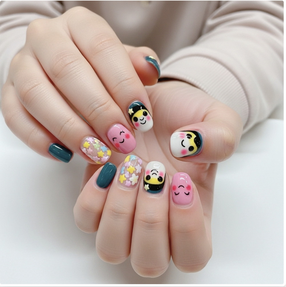 キュートキッズネイル