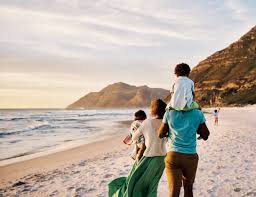 Visiteurs heureux
