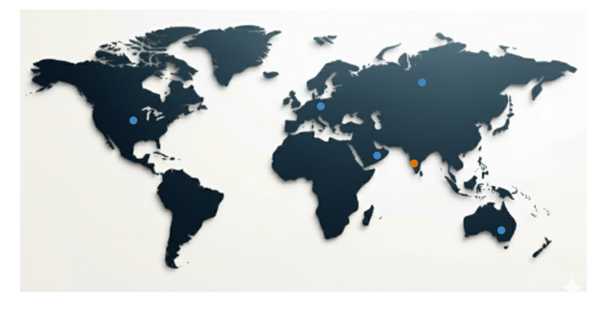 Global Coffee Distribution Map