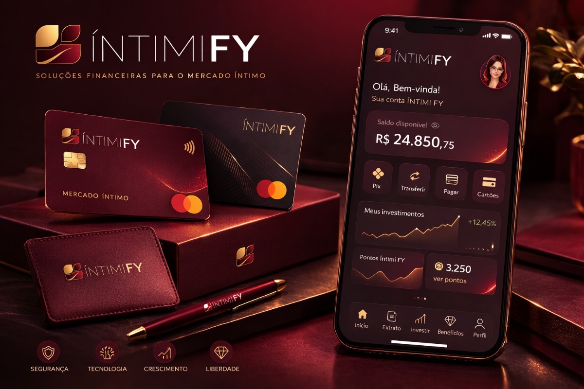 Íntimi FY — App e cartões premium