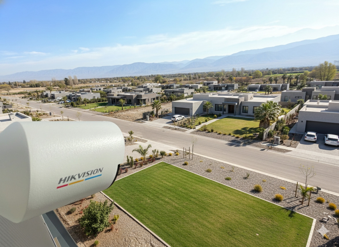 Vista aérea del barrio