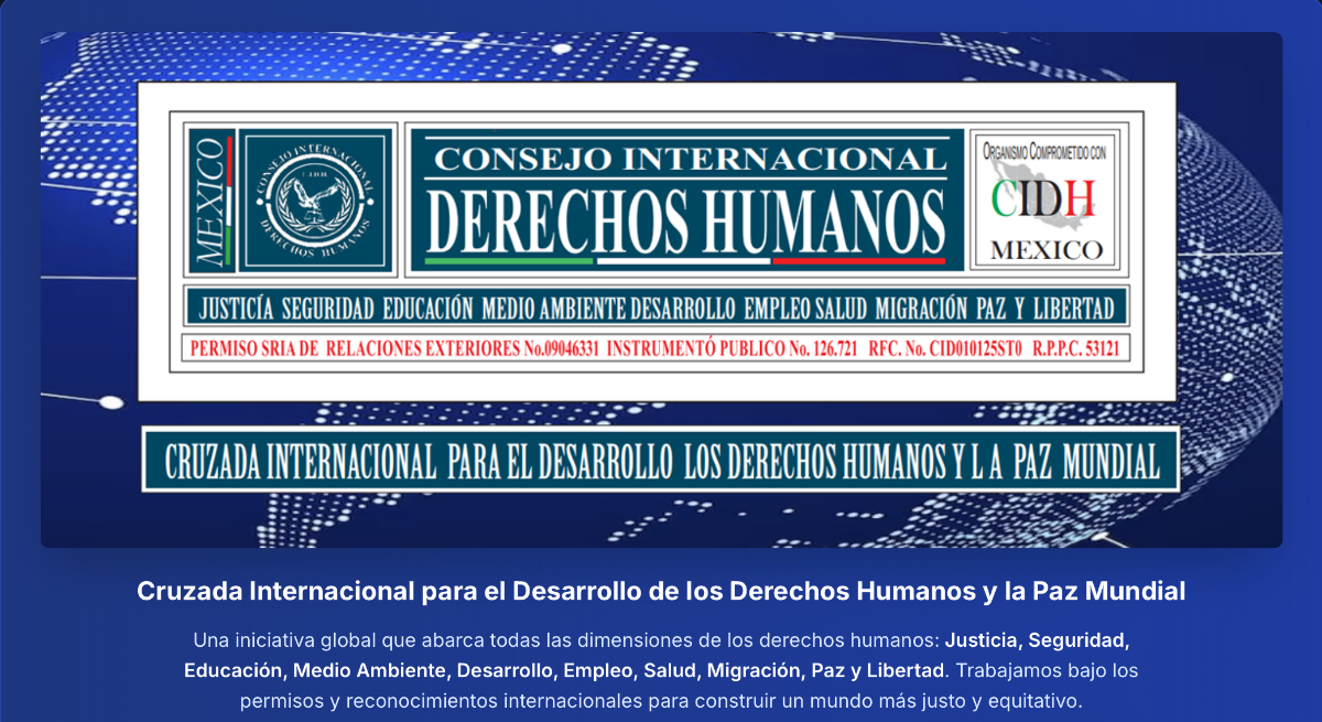 Consejo Internacional de Derechos Humanos - Logo y Presentación Oficial