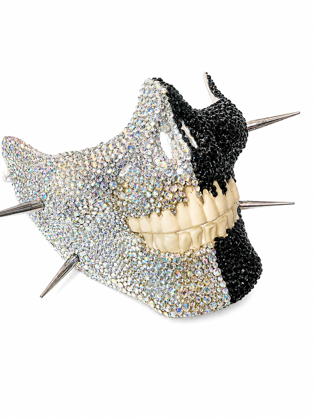 Gold crystal mask