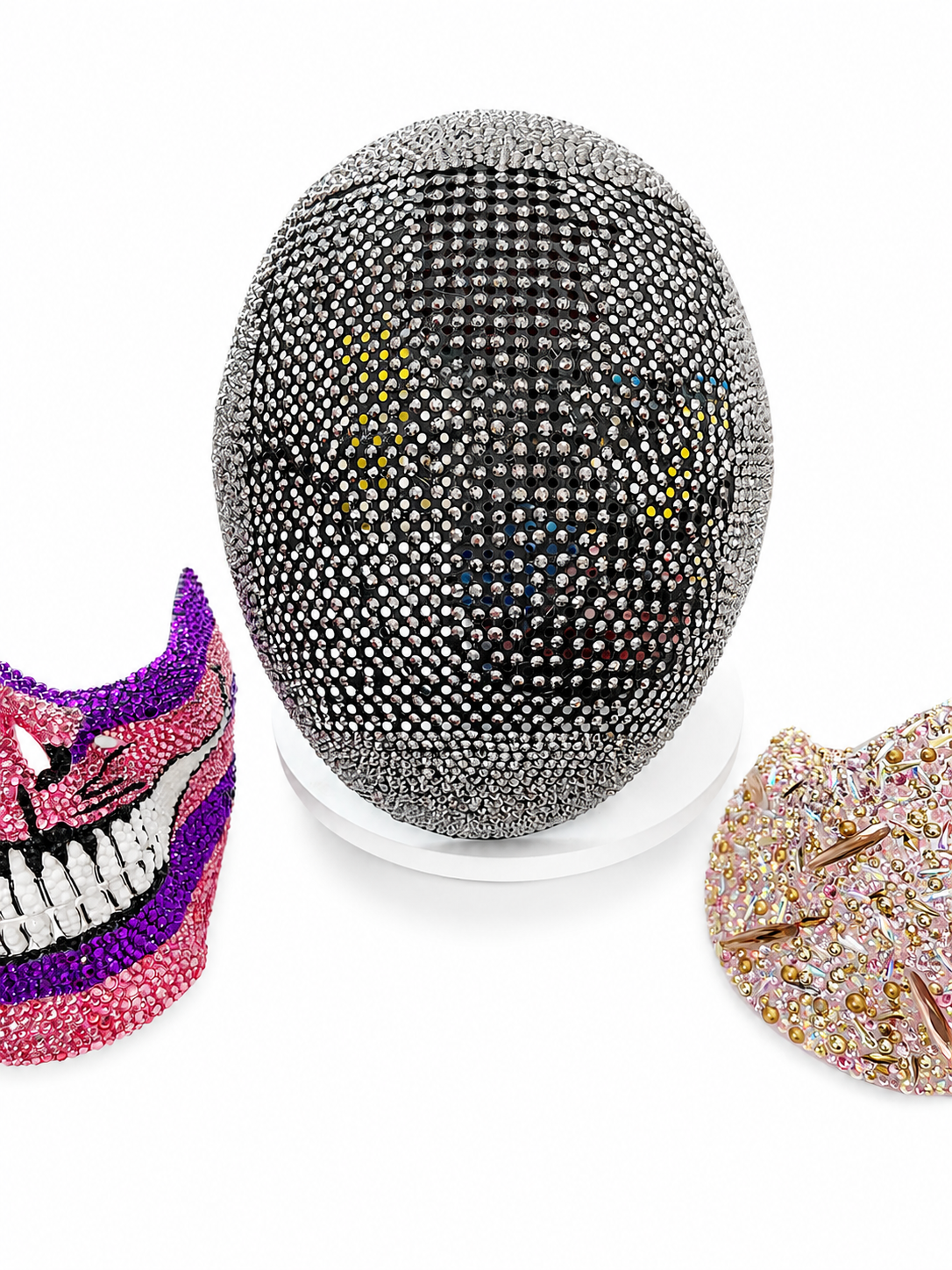 Black crystal mask