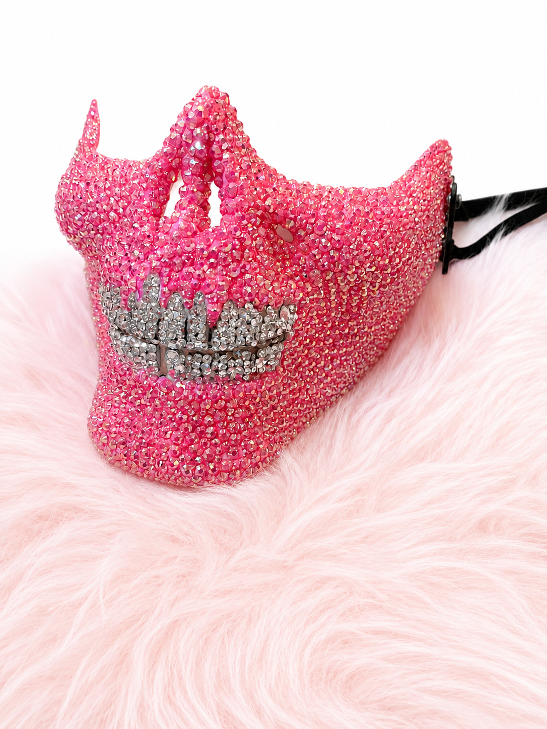Colorful crystal mask
