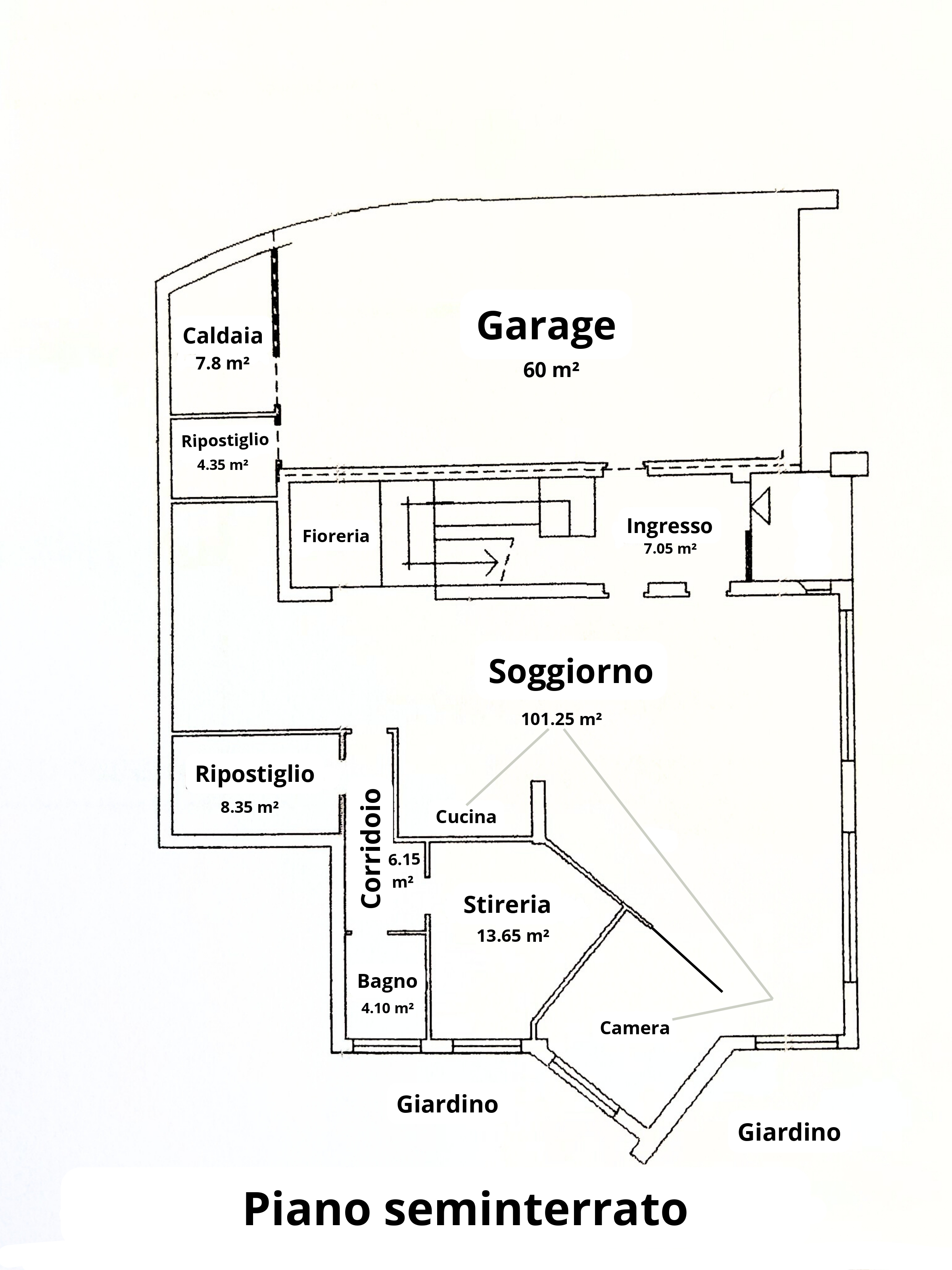 Piantina piano terra