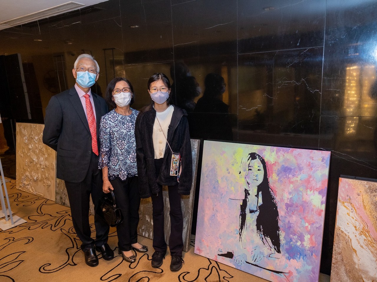 Auctioned Painting Display
