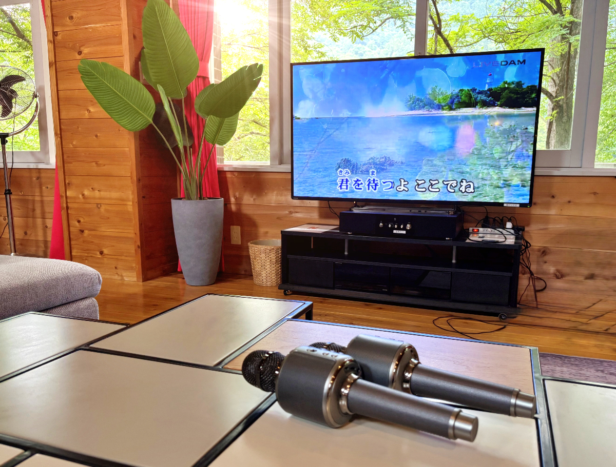 長瀞・秩父の貸別荘|カラオケ DAM 設備