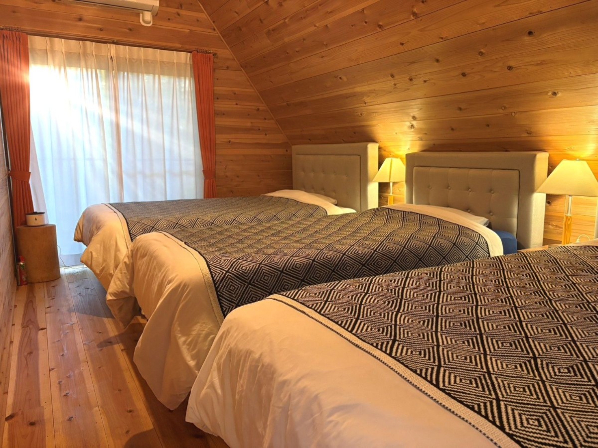 長瀞・秩父の貸別荘|コンパクトなベッドルーム