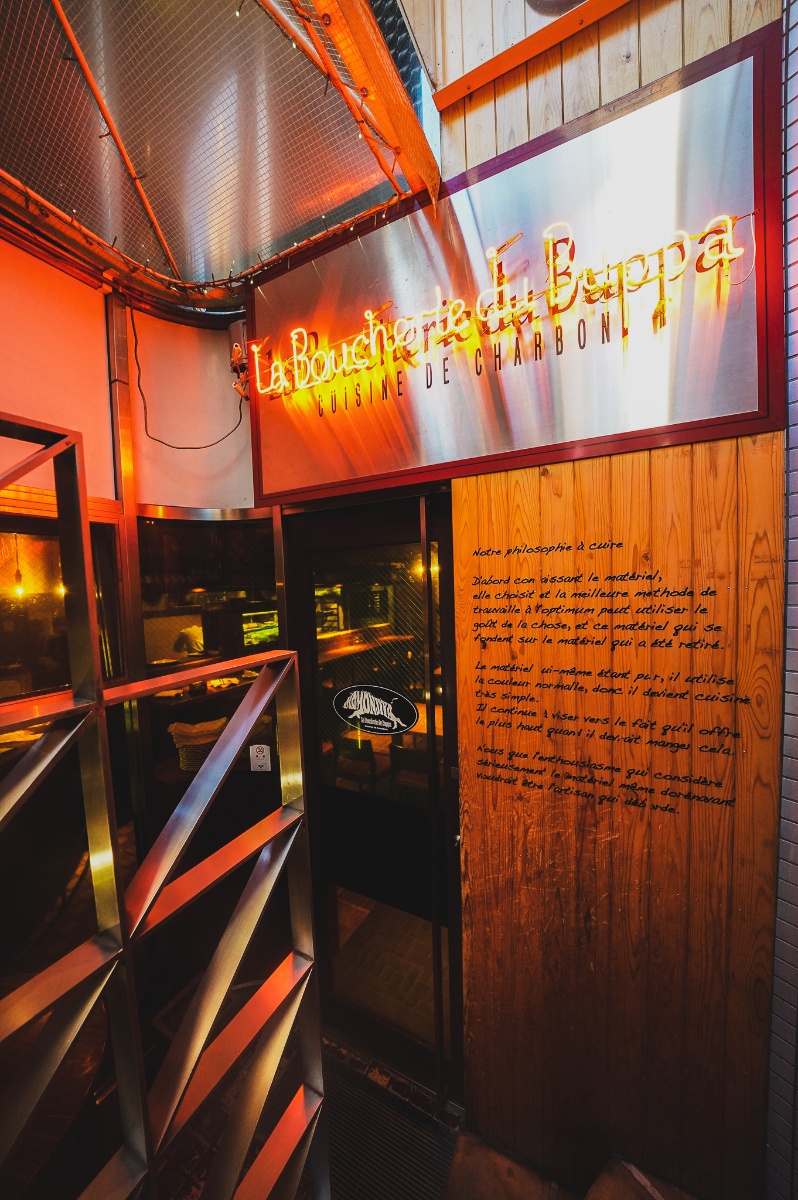 La Boucherie du Buppa 店内の雰囲気