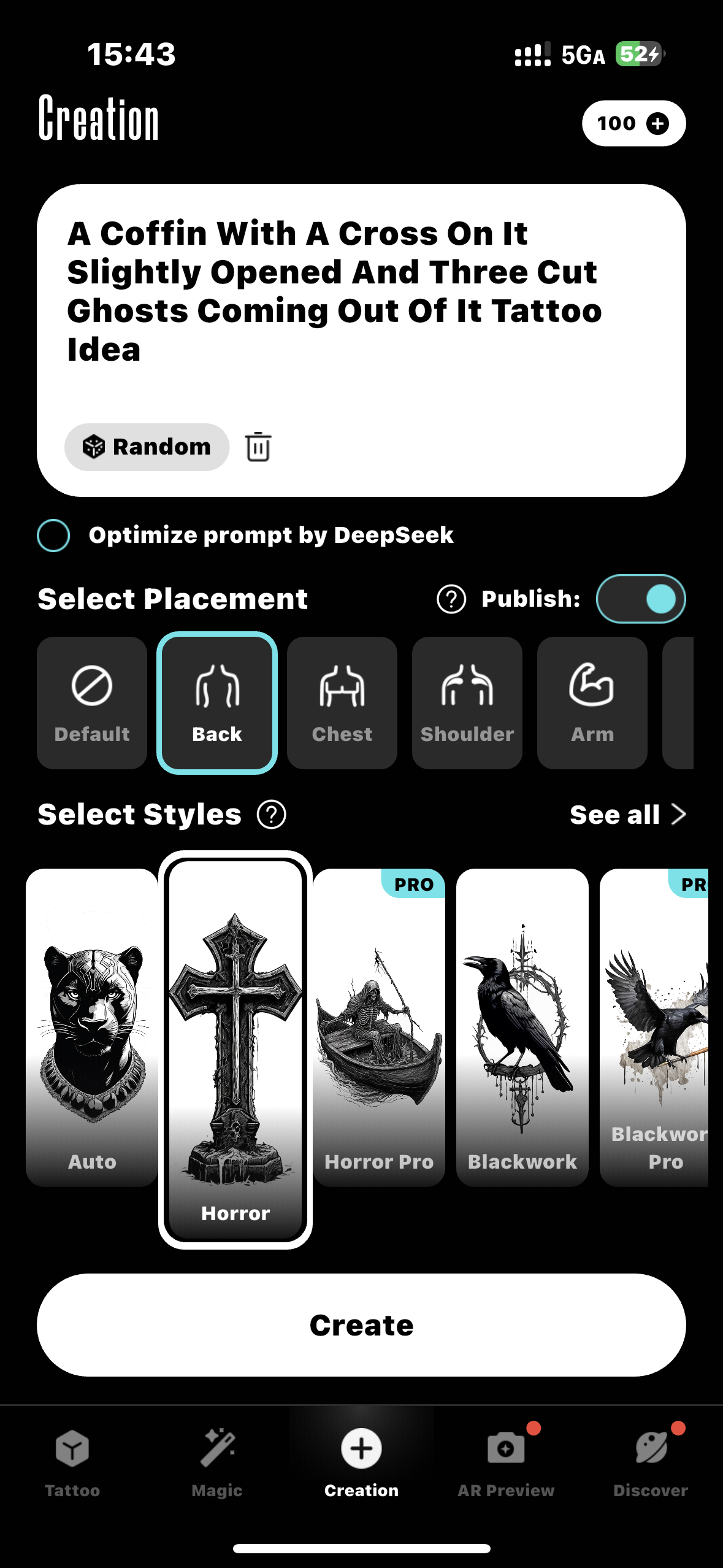 AI Tattoo 应用截图