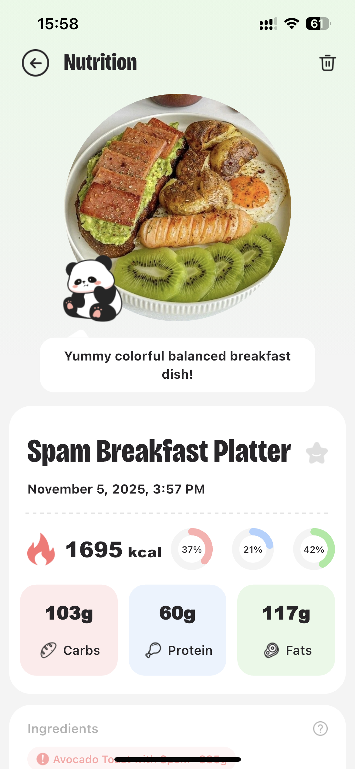 AI Calorie 应用截图
