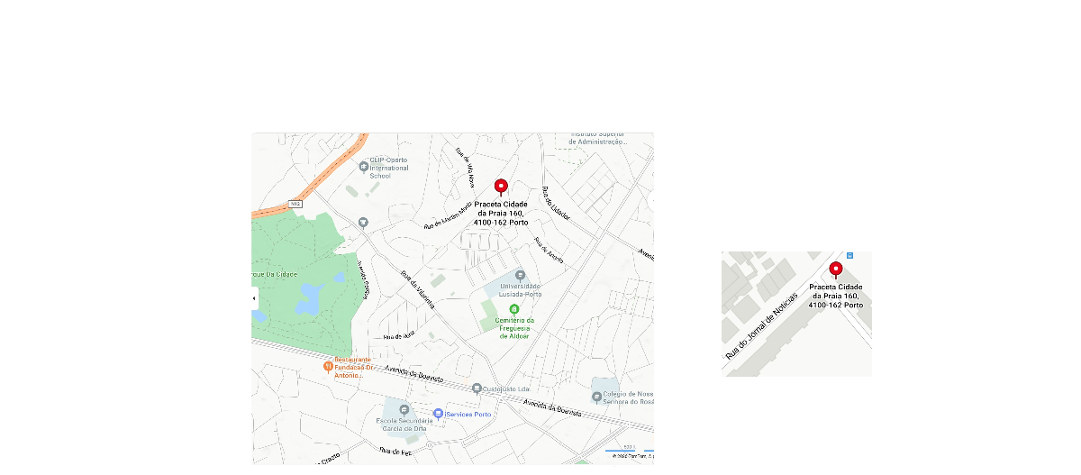 Mapa de localização do consultório