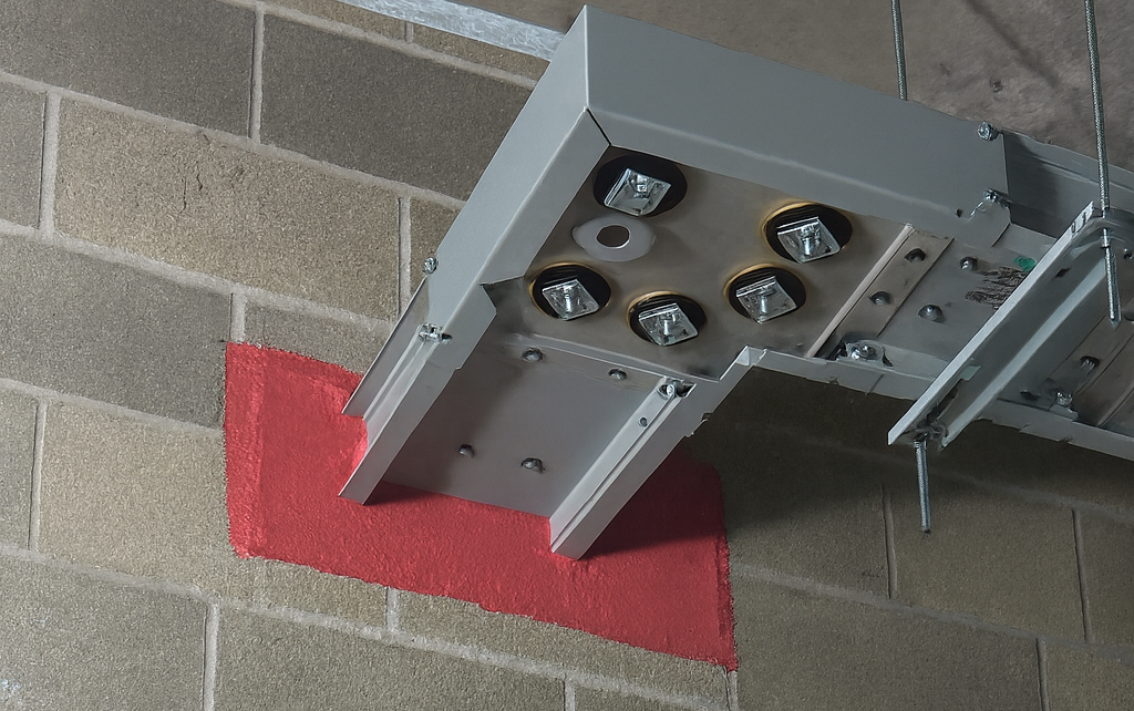 Multi-Pipe Firestop Penetration