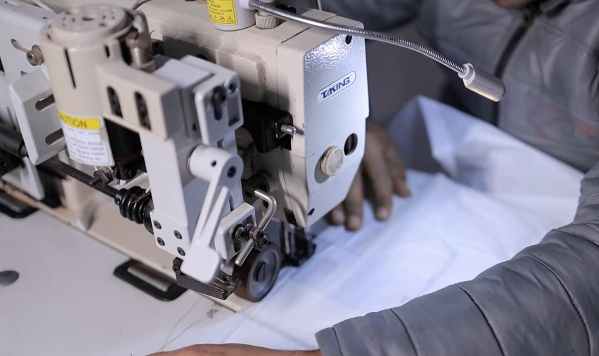 Precision stitching for paraglider wing production