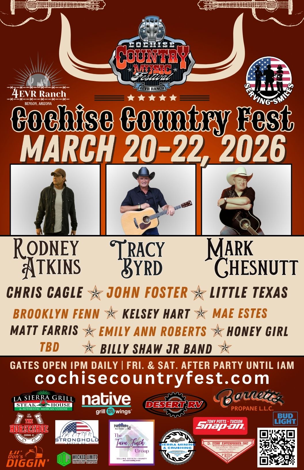 Cochise Country Fest 2026 Official Poster