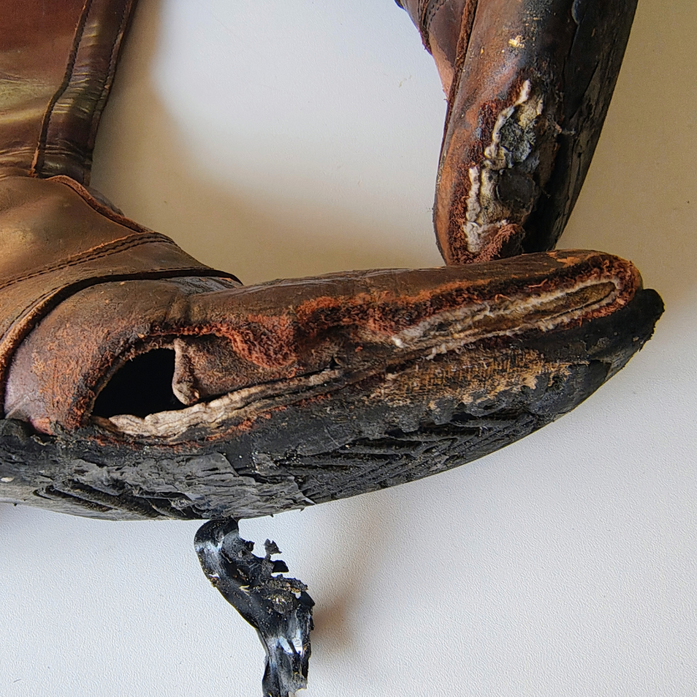 ソール全交換 before