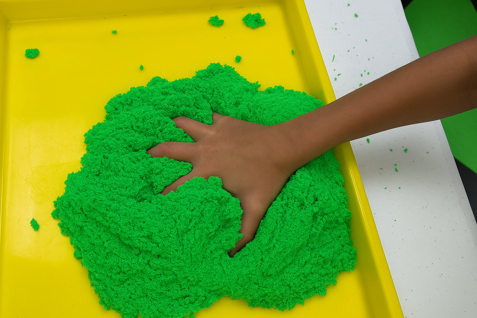 Sensory learning tools and therapeutic materials