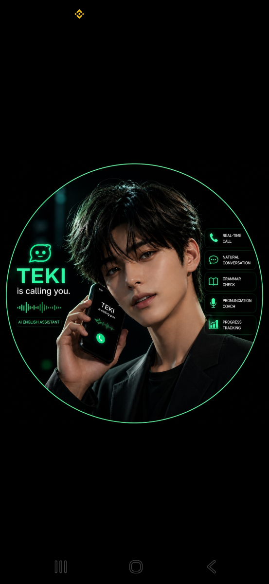 Teki AI Coach calling you with a smile