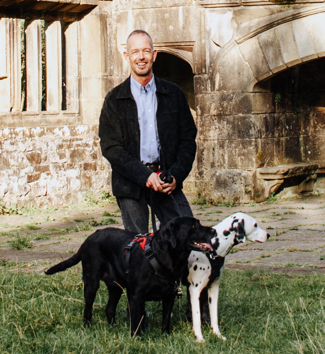 Marcus Lee-Crowther, freelance web designer and digital marketing specialist, working in his Colne office