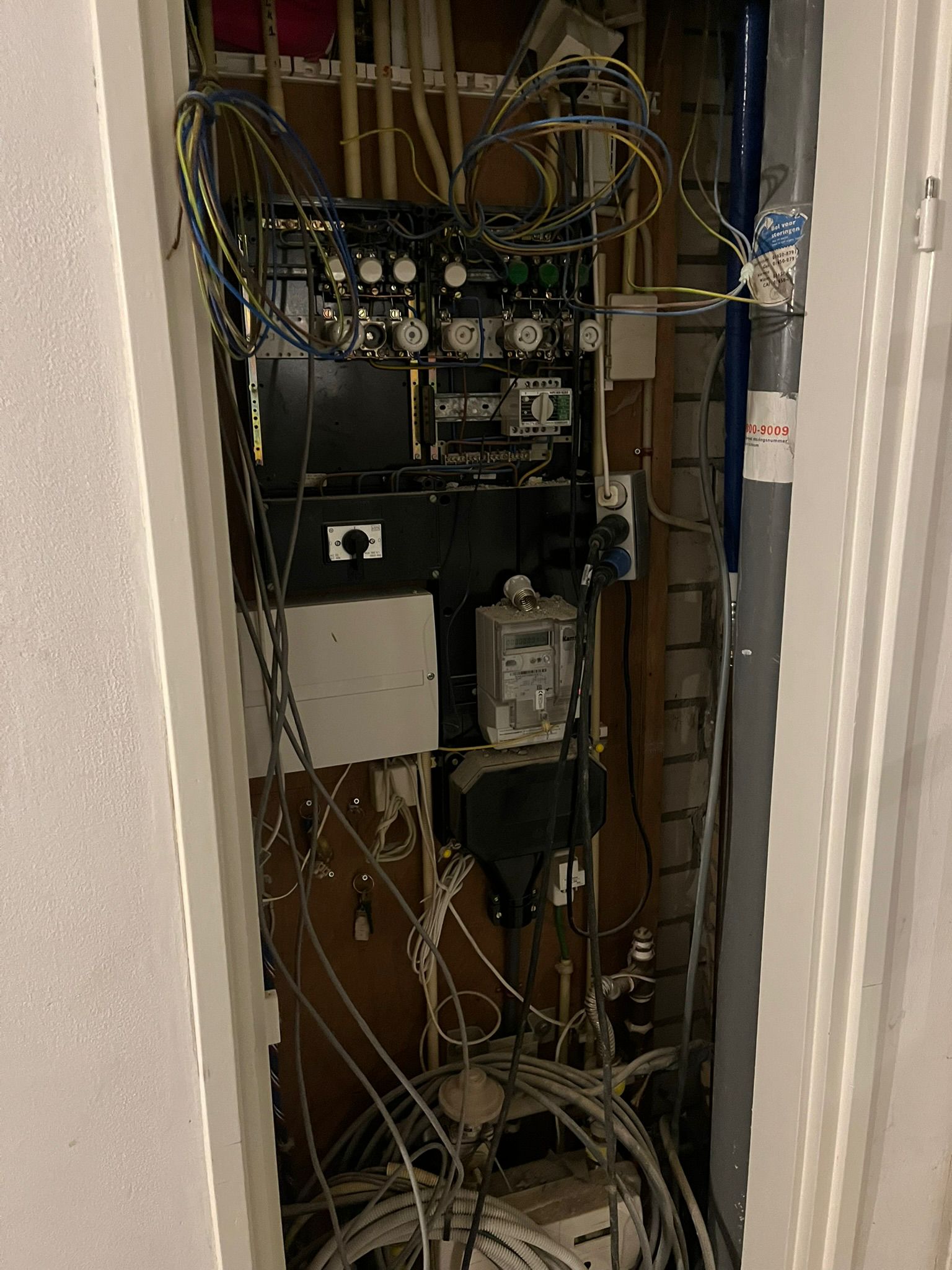Voor renovatie meterkast