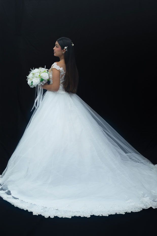 Vestido de novia editorial