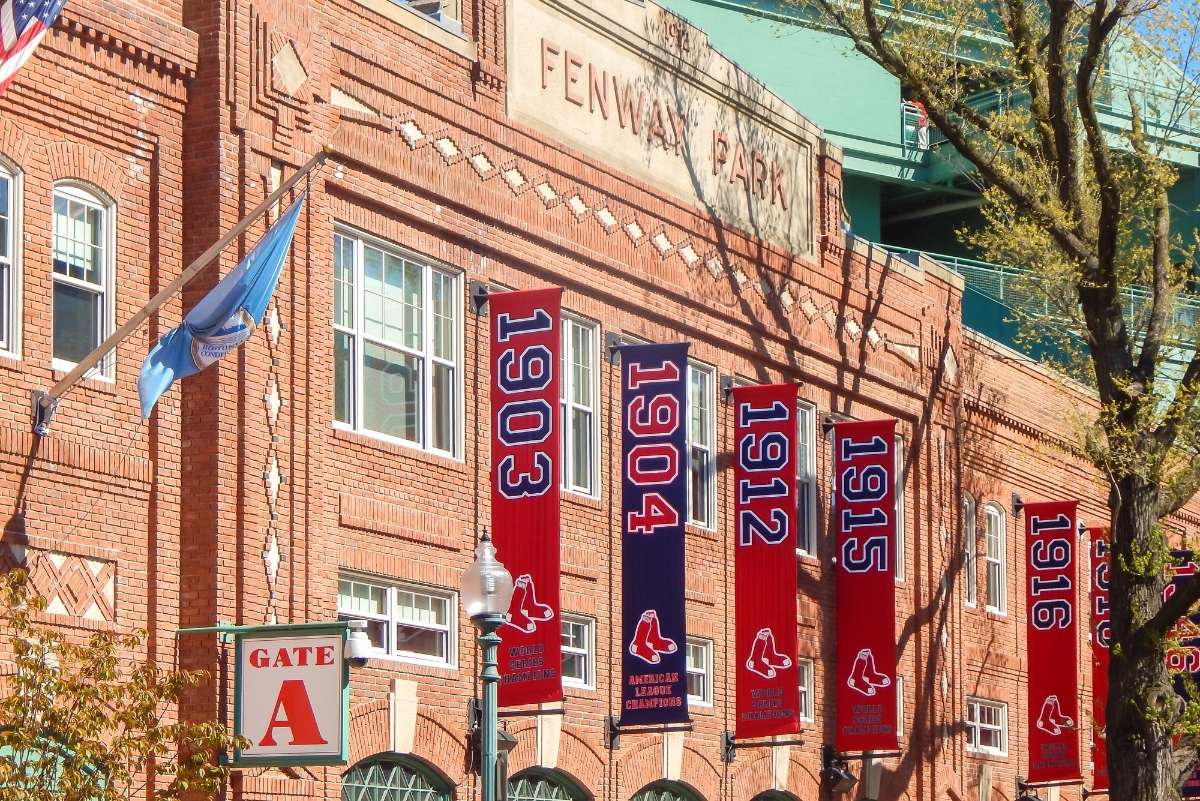 Fenway Park - Home of the Boston Red Sox with the Green Monster