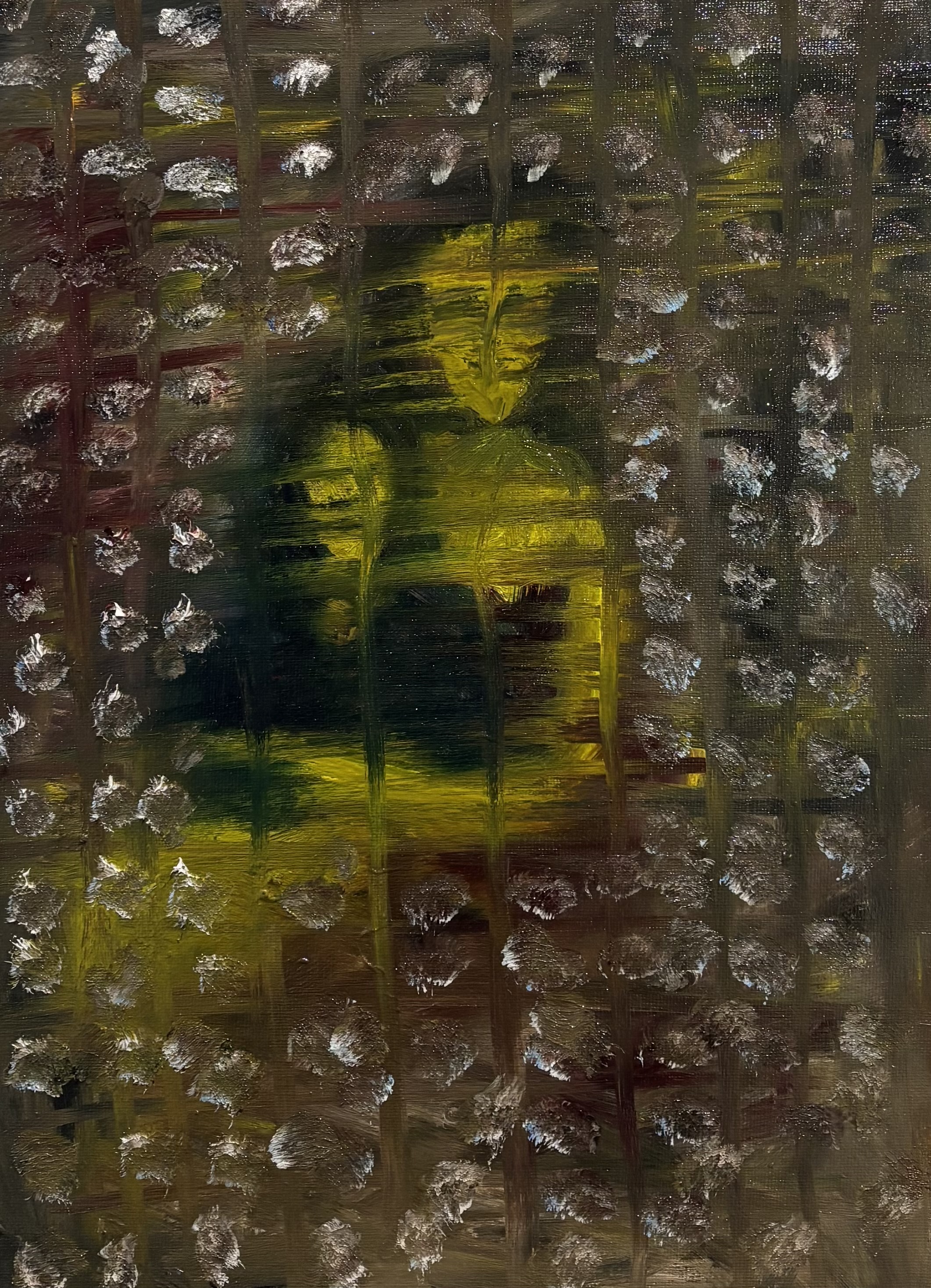 Palette knife technique detail