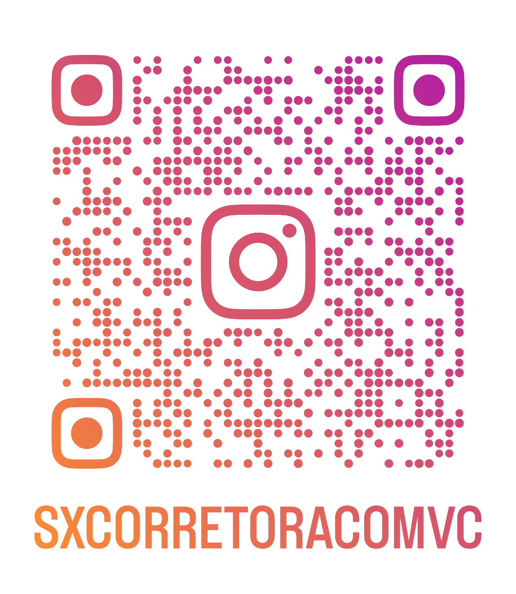 QR Code Instagram da SX Corretora