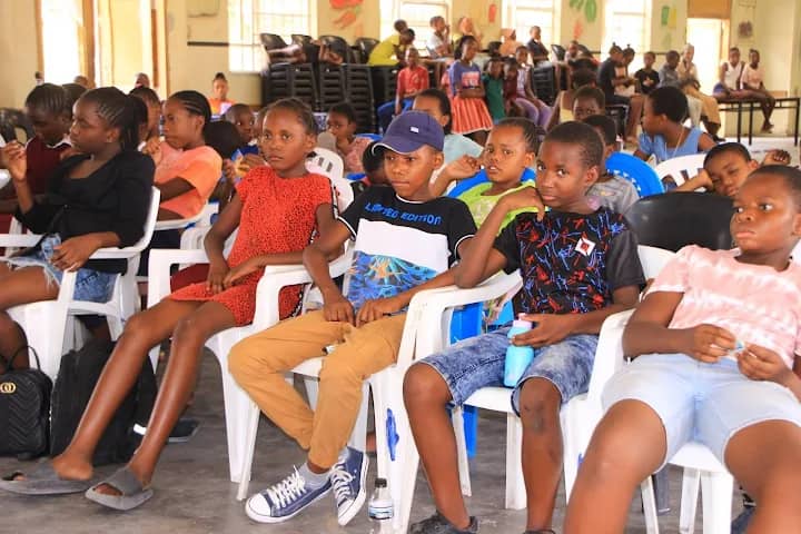 PTA students at spelling bee competition demonstrating academic excellence