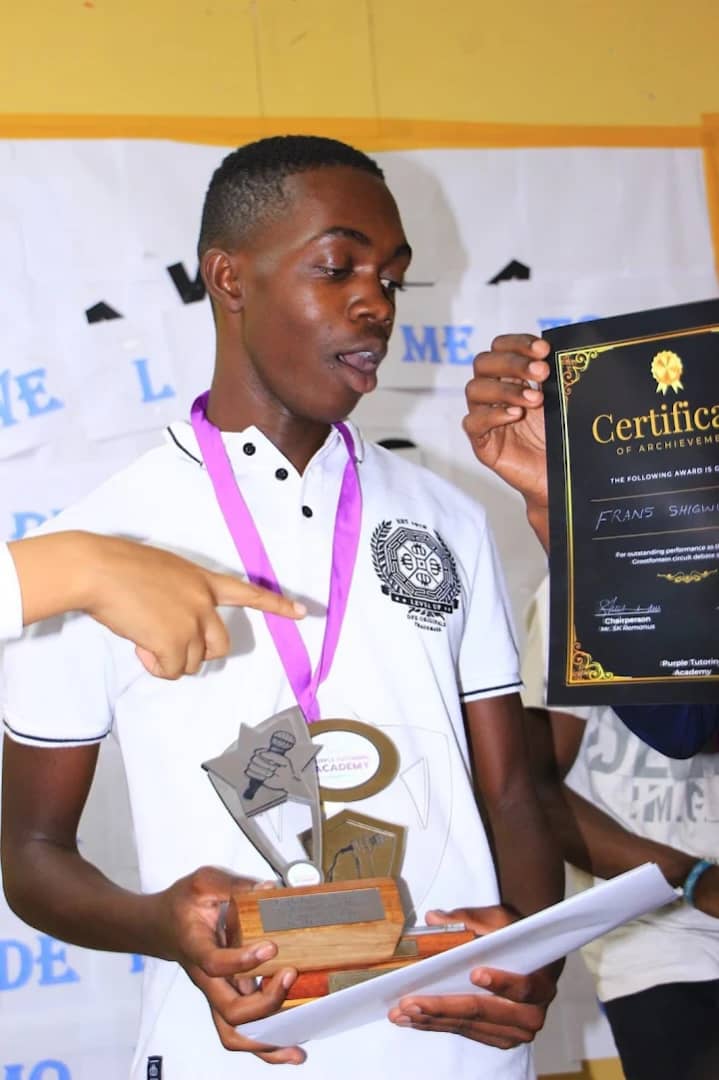 PTA students celebrating academic achievements and competition success