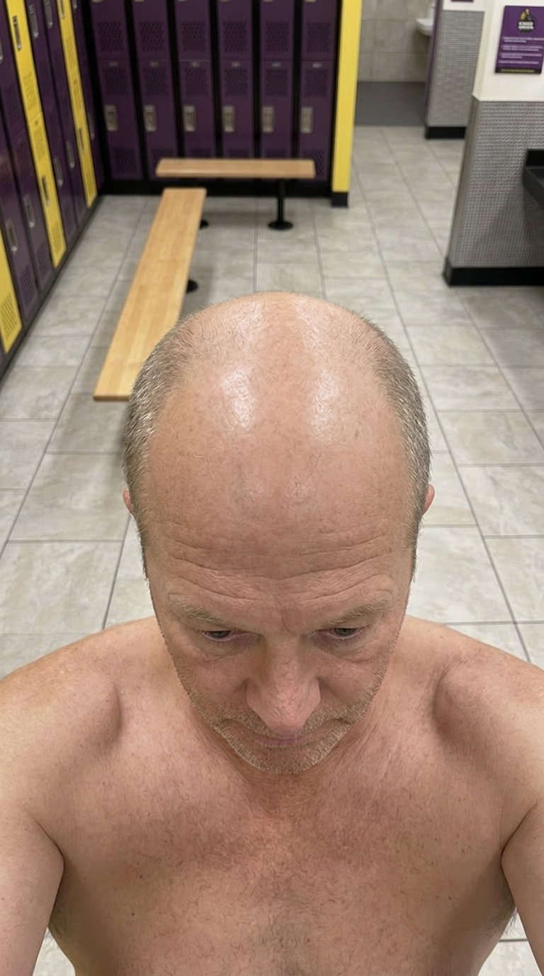 Mason before hair regrowth