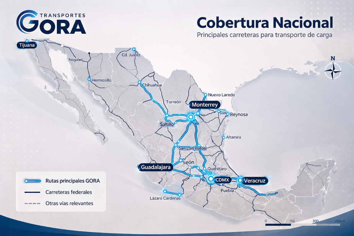 Mapa de cobertura nacional